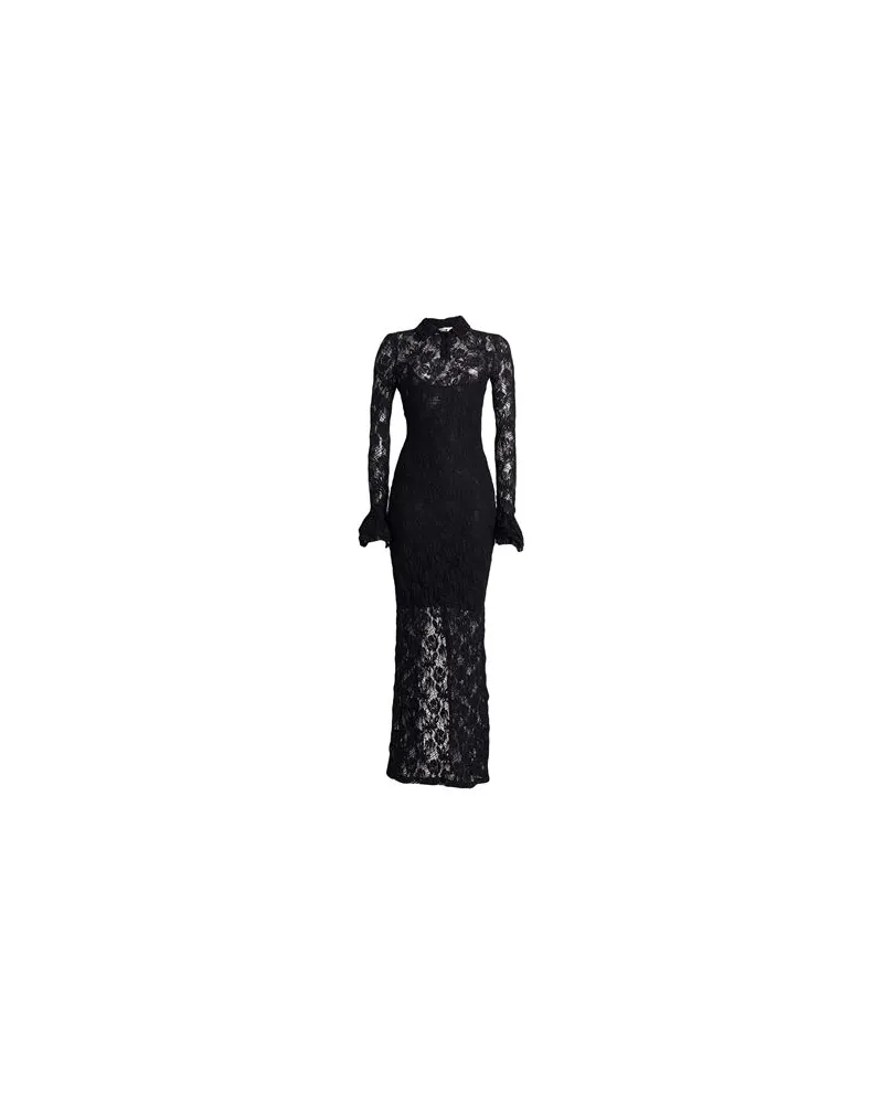 MSGM KLEIDER - Maxi-Kleiderauf YOOX.COM Schwarz
