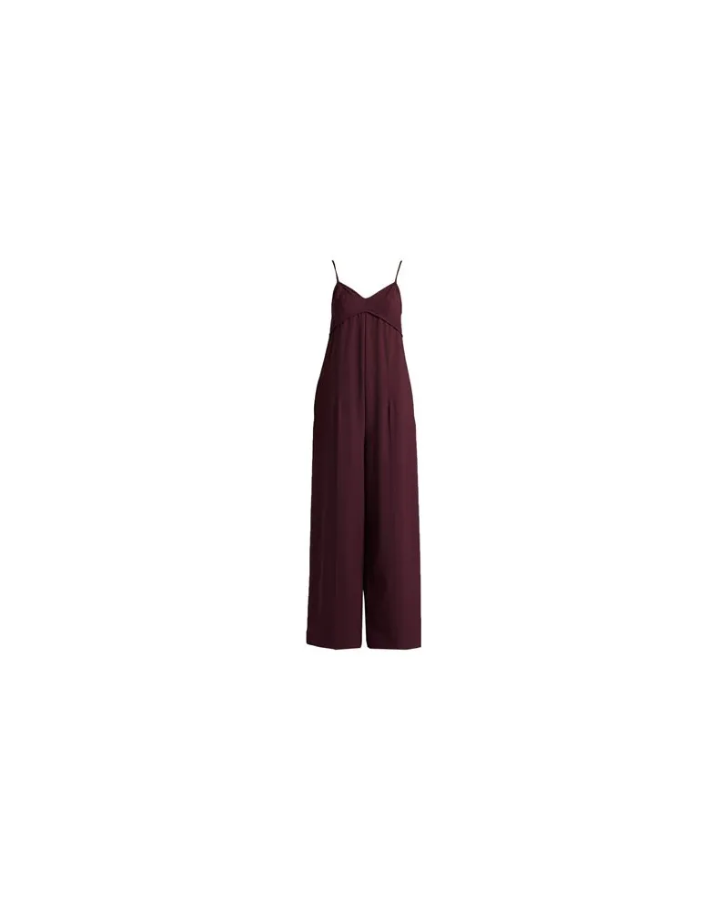 ALYSI CHOCOLAT - OVERALLS - Jumpsuitsauf YOOX.COM Pflaume