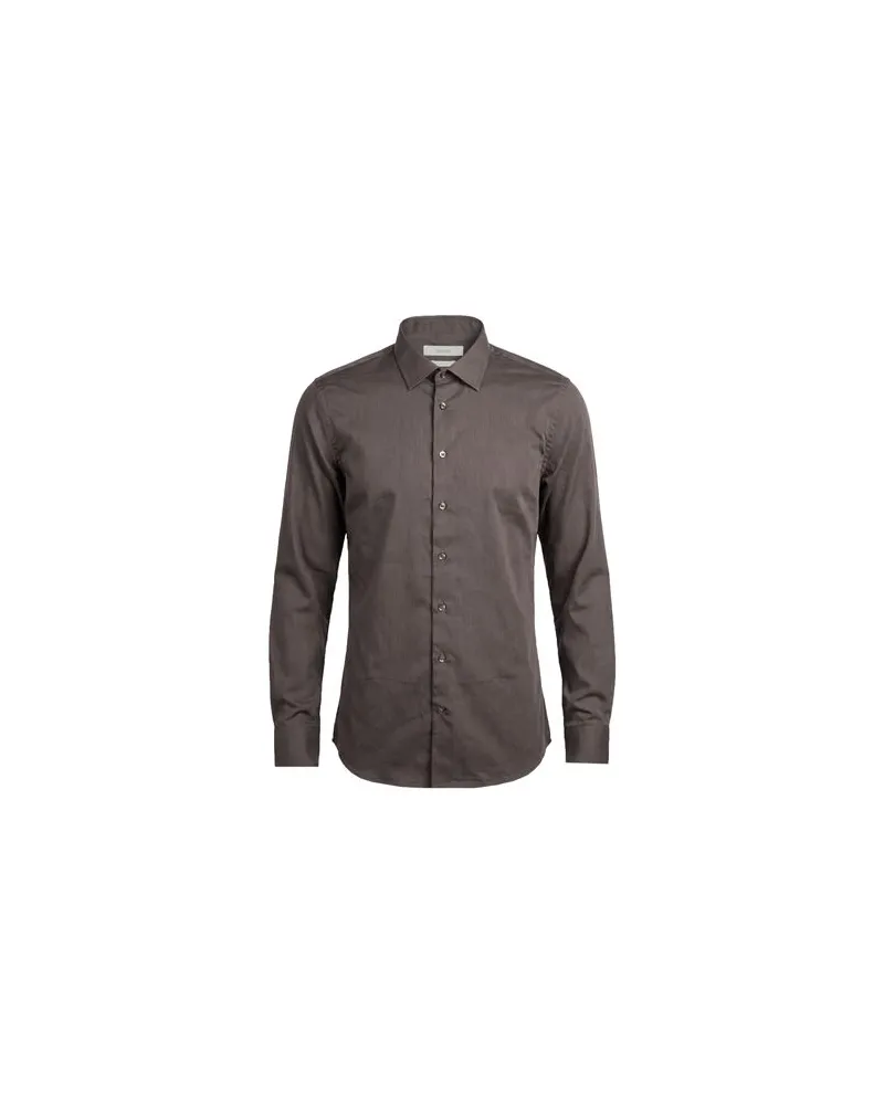 Selected Homme TOPS - Hemdenauf YOOX.COM Maulwurfsgrau