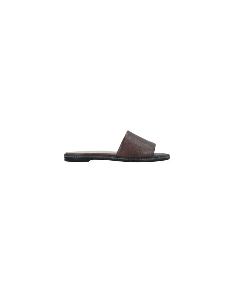 Fabiana Filippi SCHUHE - Sandalenauf YOOX.COM Dunkelbraun