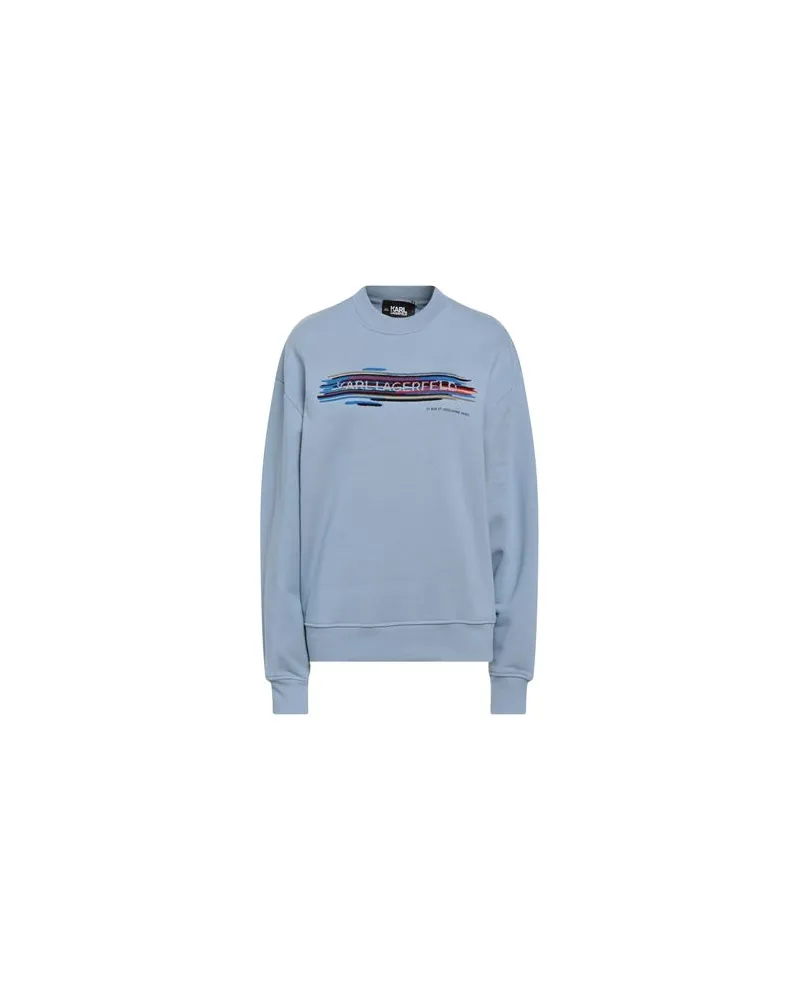 Karl Lagerfeld TOPS - Sweatshirtsauf YOOX.COM Hellblau