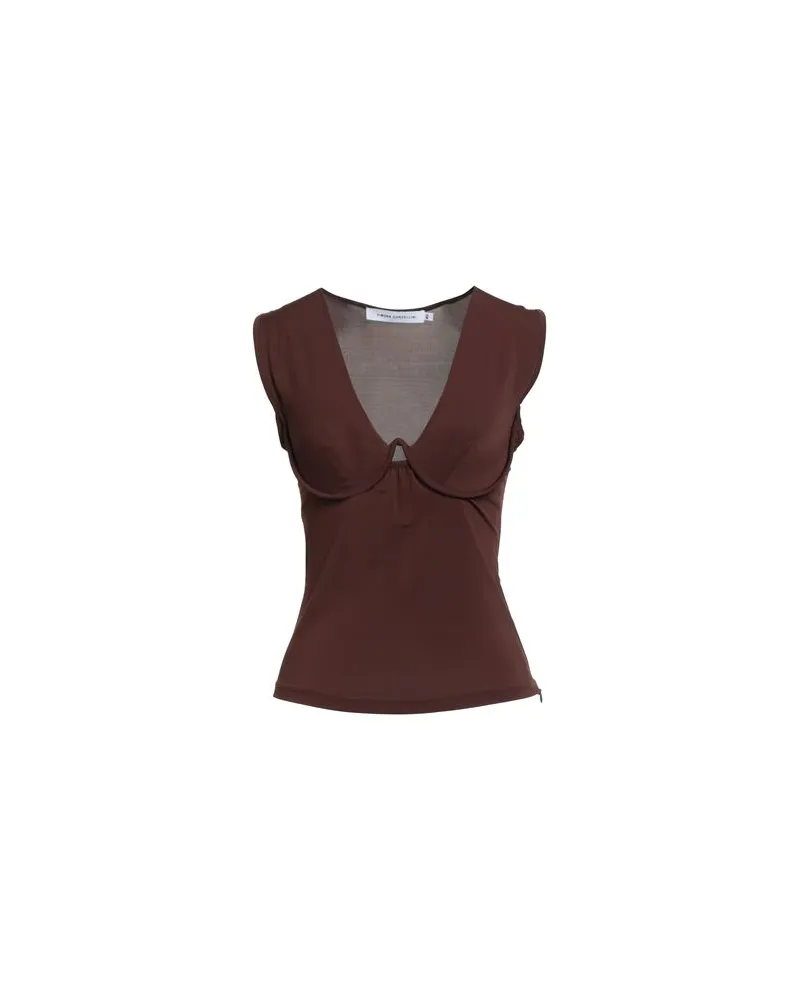Simona Corsellini TOPS - Topsauf YOOX.COM Schokobraun