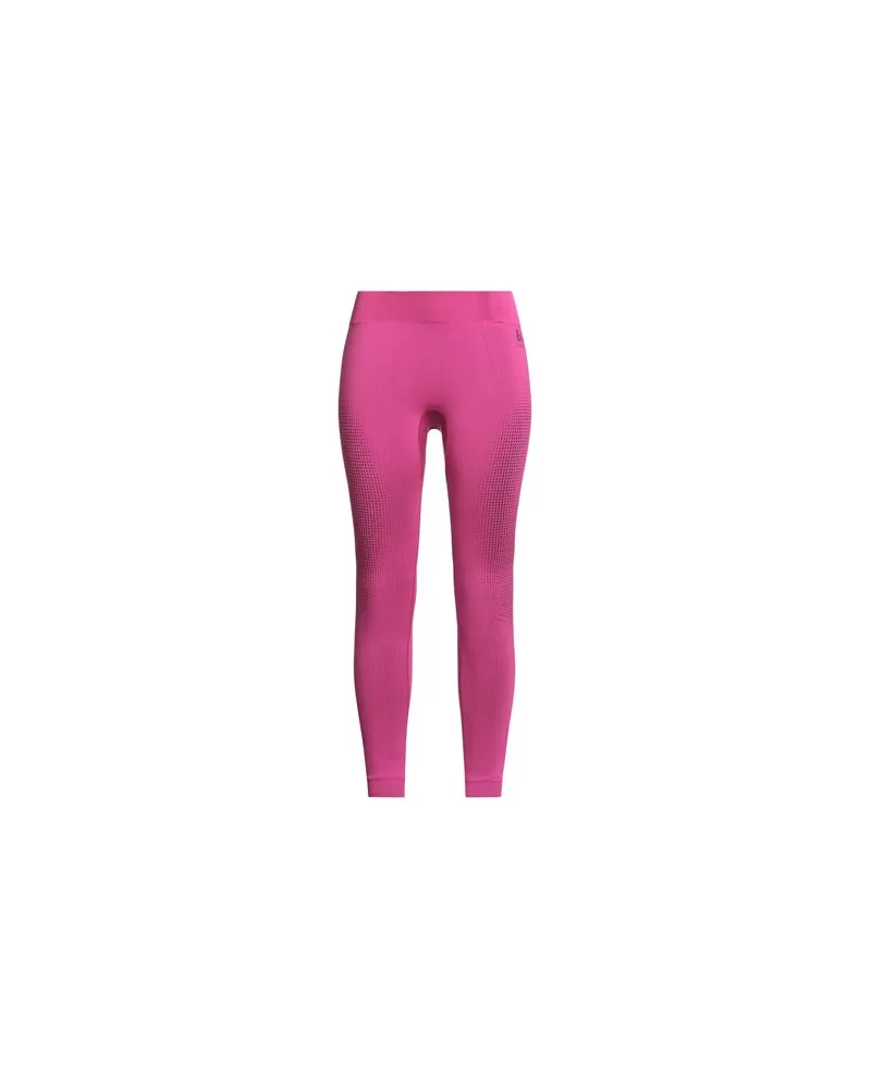 Odlo HOSEN & RÖCKE - Leggingsauf YOOX.COM Fuchsia