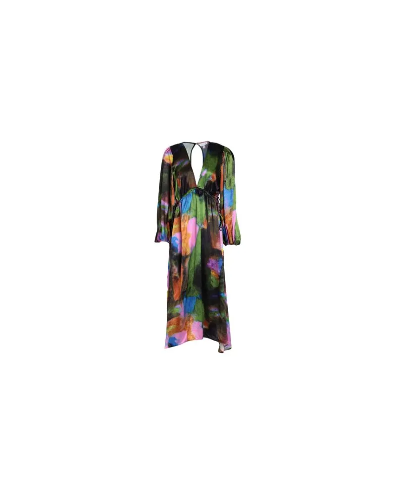 Topshop KLEIDER - Midi-Kleiderauf YOOX.COM Grün