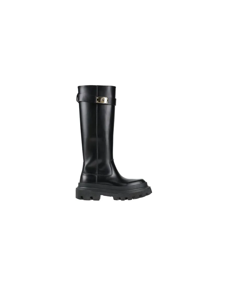 Dolce & Gabbana SCHUHE - Stiefelauf YOOX.COM Schwarz