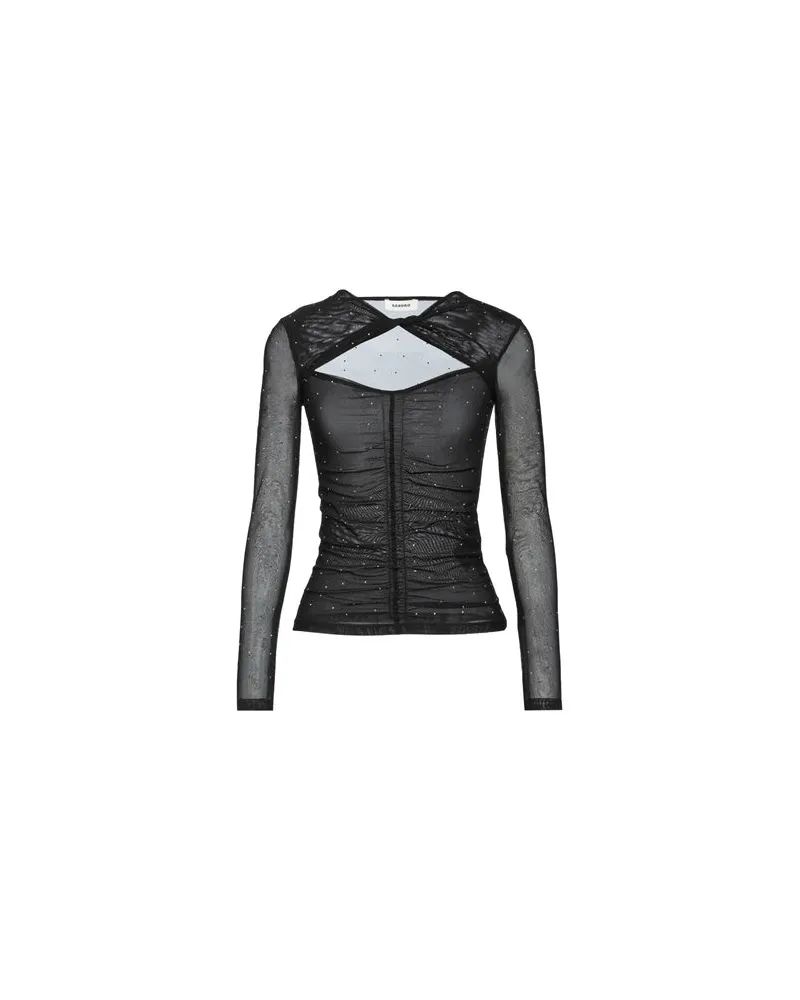 Sandro TOPS - Topsauf YOOX.COM Schwarz