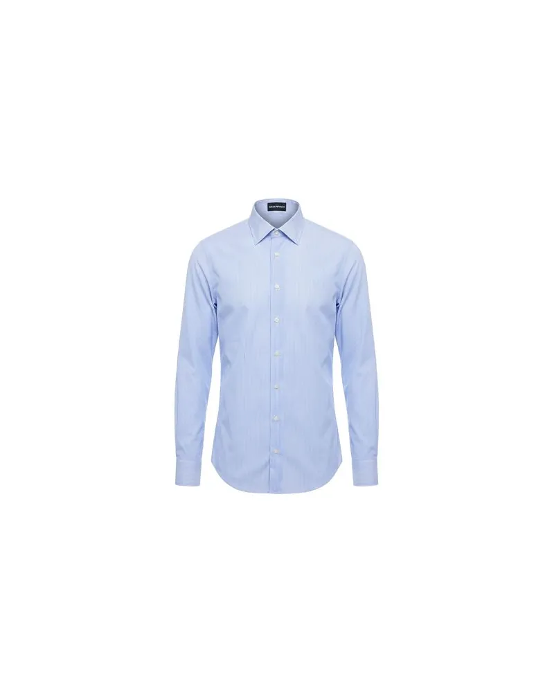 Emporio Armani TOPS - Hemdenauf YOOX.COM Himmelblau