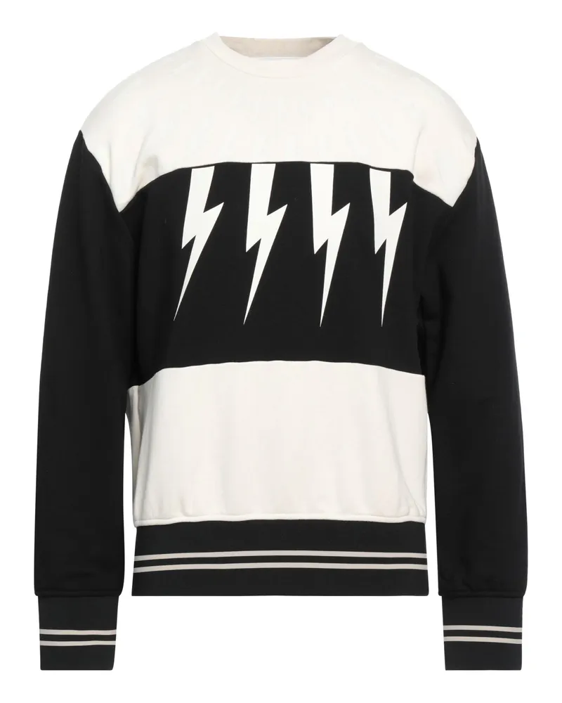 Neil Barrett Sweatshirt Elfenbein