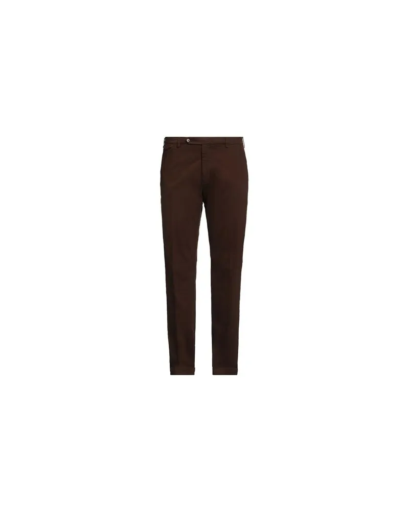 Berwich VISSUTO - HOSEN & RÖCKE - Hosenauf YOOX.COM Schokobraun