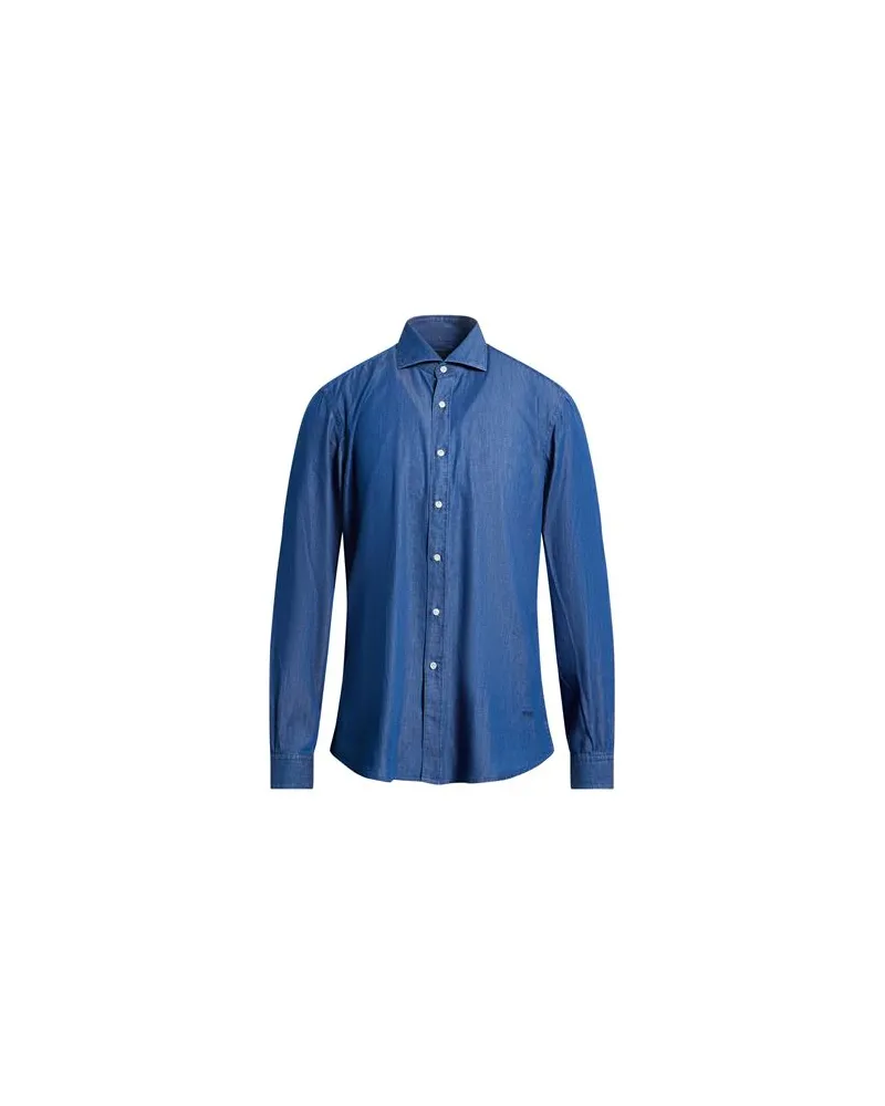 Fay TOPS - Jeanshemdenauf YOOX.COM Blau