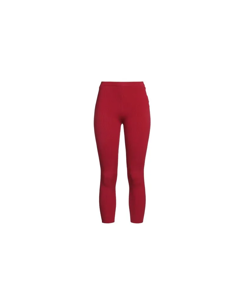 Elisabetta Franchi HOSEN & RÖCKE - Leggingsauf YOOX.COM Bordeaux