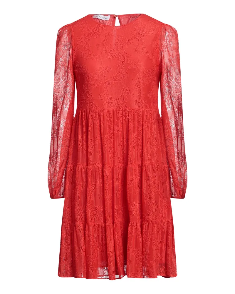 Caractère Mini-Kleid Rot