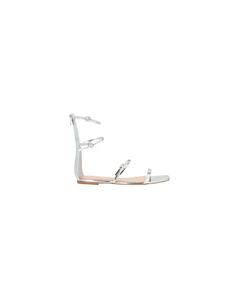 Gianvito Rossi SCHUHE - Sandalenauf YOOX.COM Silber