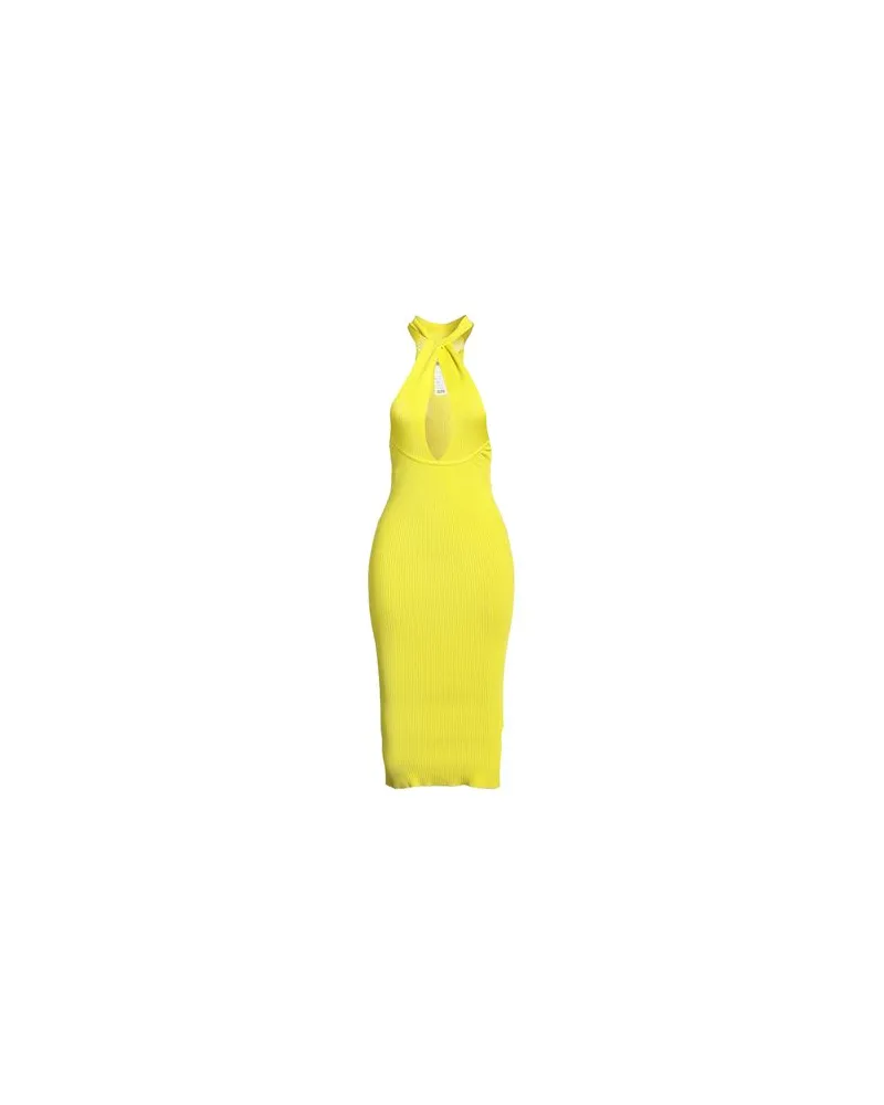 SOLOTRE KLEIDER - Midi-Kleiderauf YOOX.COM Limettengrün