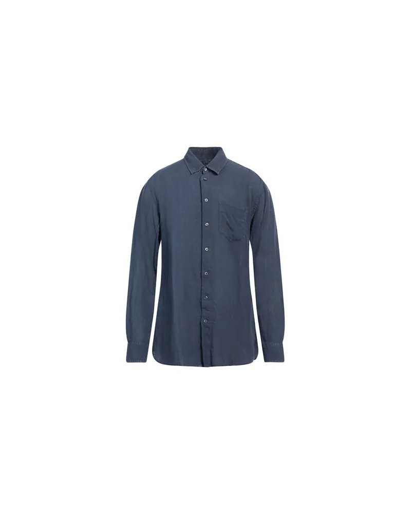 120% Lino TOPS - Hemdenauf YOOX.COM Marineblau