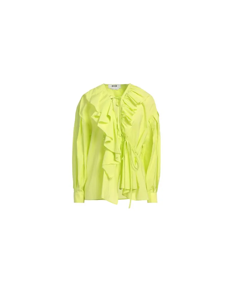 MSGM TOPS - Hemdenauf YOOX.COM Limettengrün