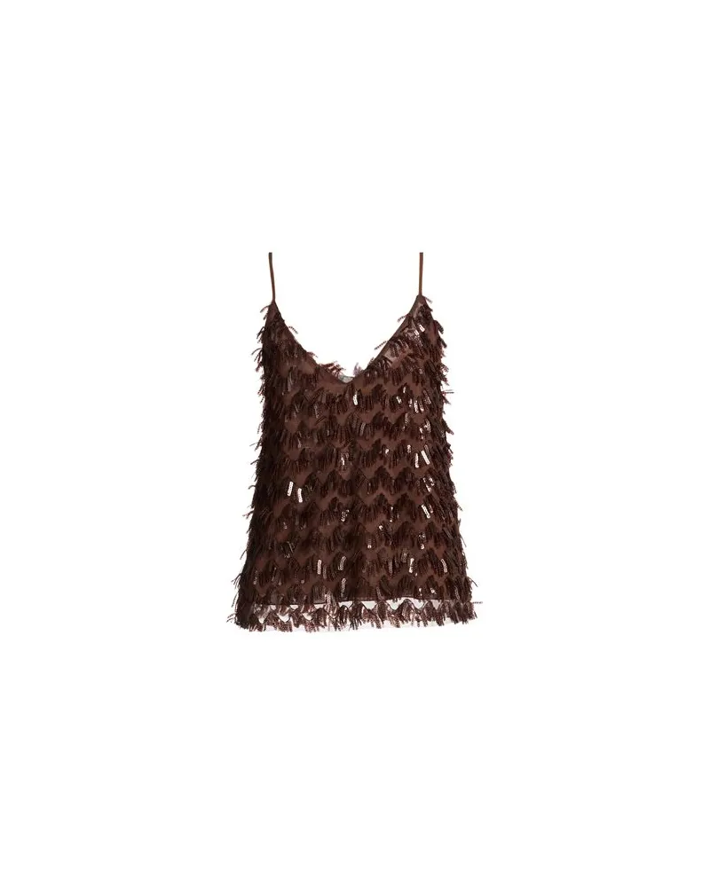 VICOLO TOPS - Topsauf YOOX.COM Dunkelbraun