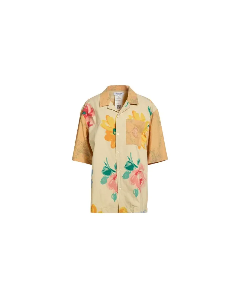 Marine Serre WHITE LINE - TOPS - Hemdenauf YOOX.COM Sand