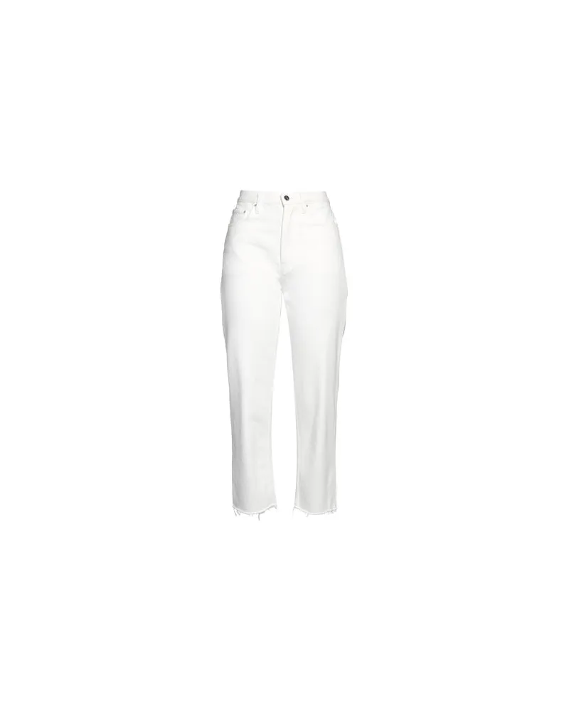 Totême HOSEN & RÖCKE - Jeanshosenauf YOOX.COM Weiß