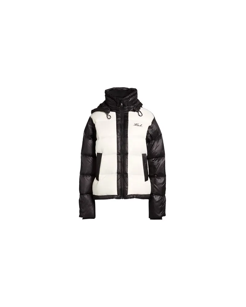 Karl Lagerfeld JACKEN & MÄNTEL - Pufferjacken & Daunenjackenauf YOOX.COM Schwarz