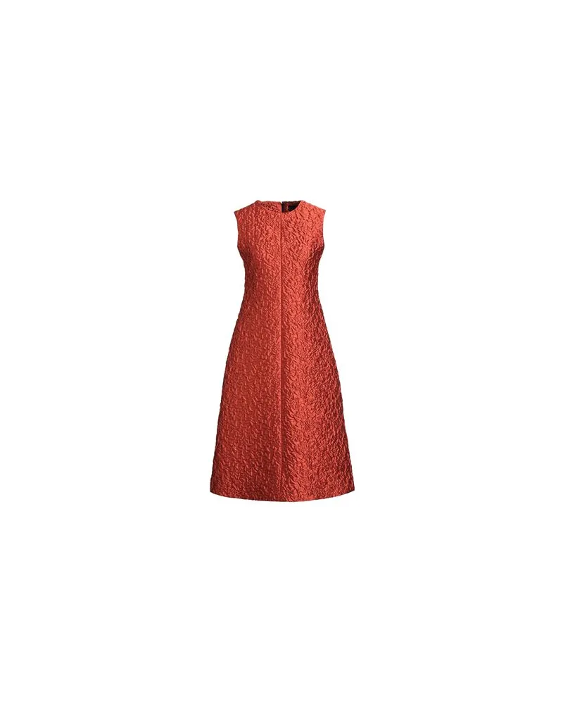 TER ET BANTINE KLEIDER - Midi-Kleiderauf YOOX.COM Rostrot