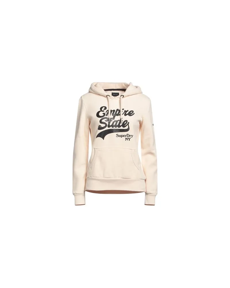 Superdry. TOPS - Sweatshirtsauf YOOX.COM Elfenbein