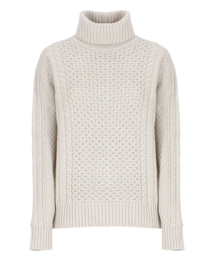 Fabiana Filippi Rollkragenpullover Beige