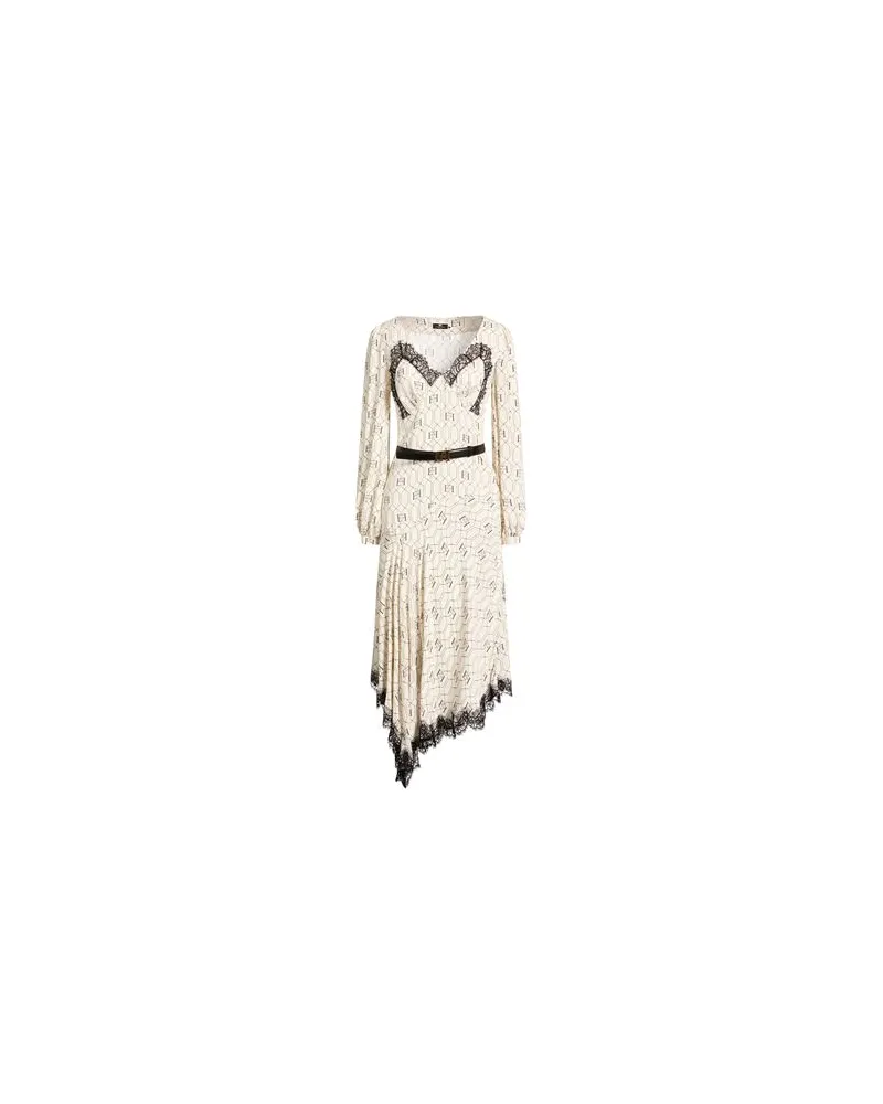 Elisabetta Franchi KLEIDER - Midi-Kleiderauf YOOX.COM Elfenbein