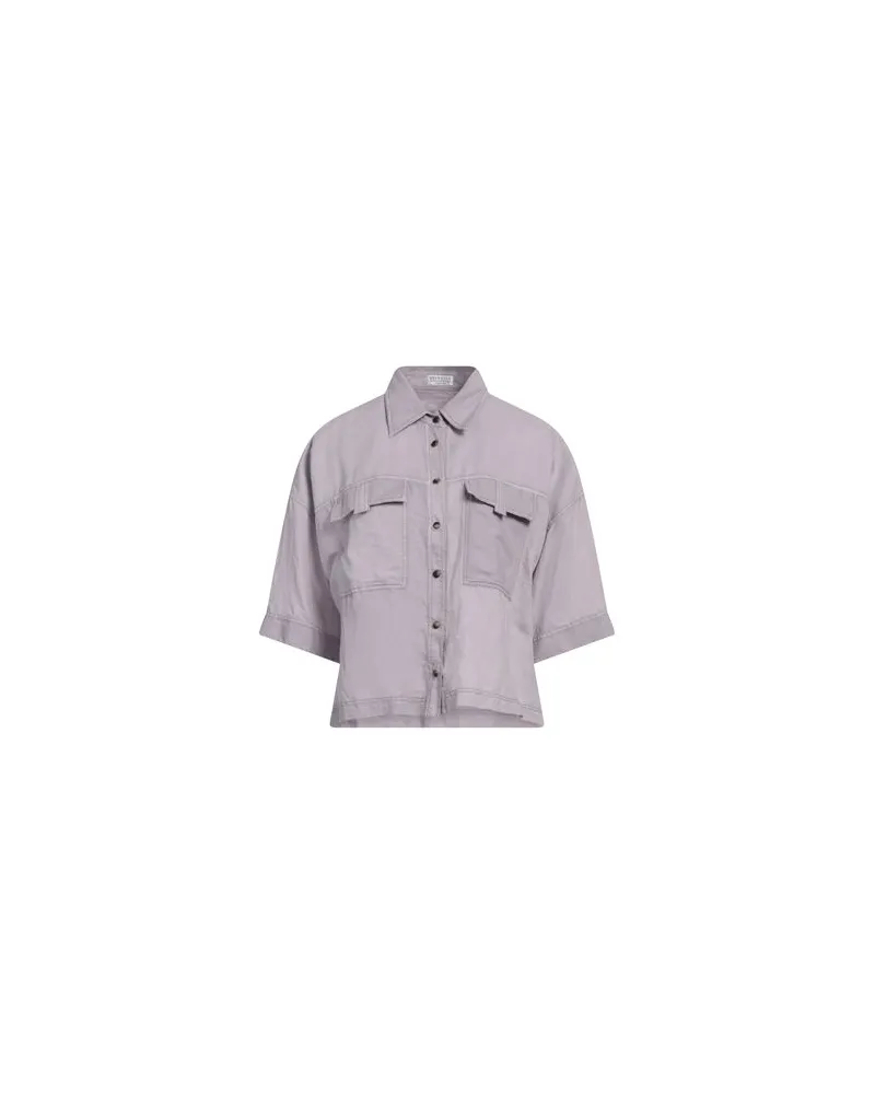 Brunello Cucinelli TOPS - Hemdenauf YOOX.COM Lila