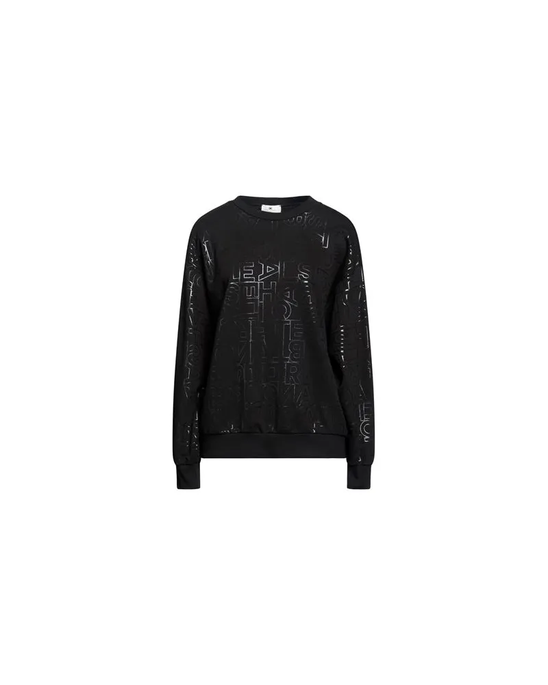 Elisabetta Franchi TOPS - Sweatshirtsauf YOOX.COM Schwarz