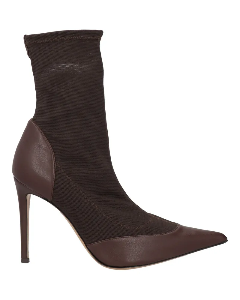 Alexandre Vauthier Stiefelette Dunkelbraun