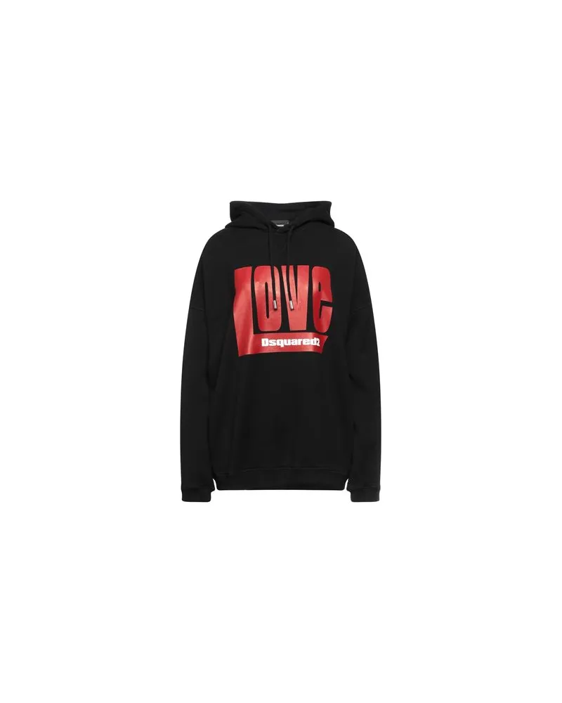 Dsquared2 TOPS - Sweatshirtsauf YOOX.COM Schwarz