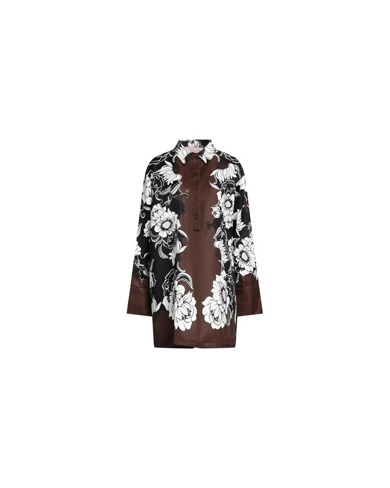 Valentino Garavani KLEIDER - Mini-Kleiderauf YOOX.COM Dunkelbraun