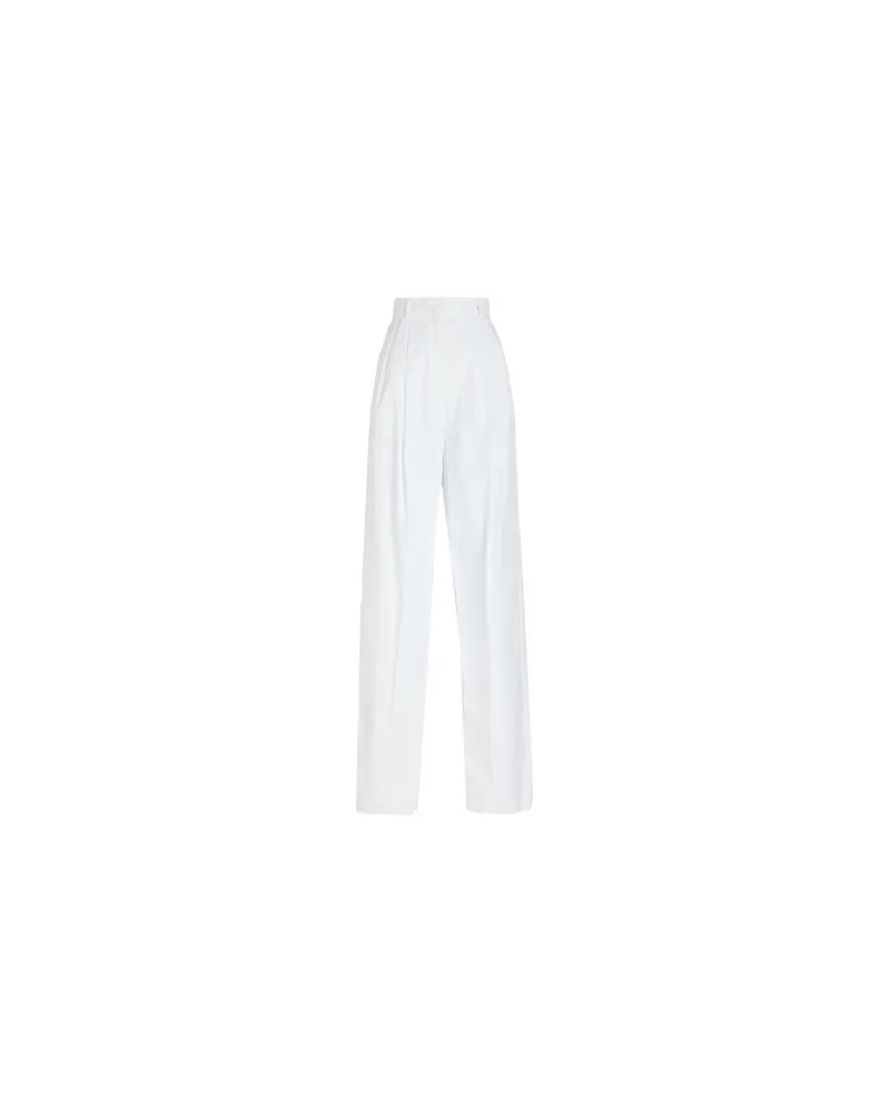 SPORTMAX HOSEN & RÖCKE - Hosenauf YOOX.COM Weiß