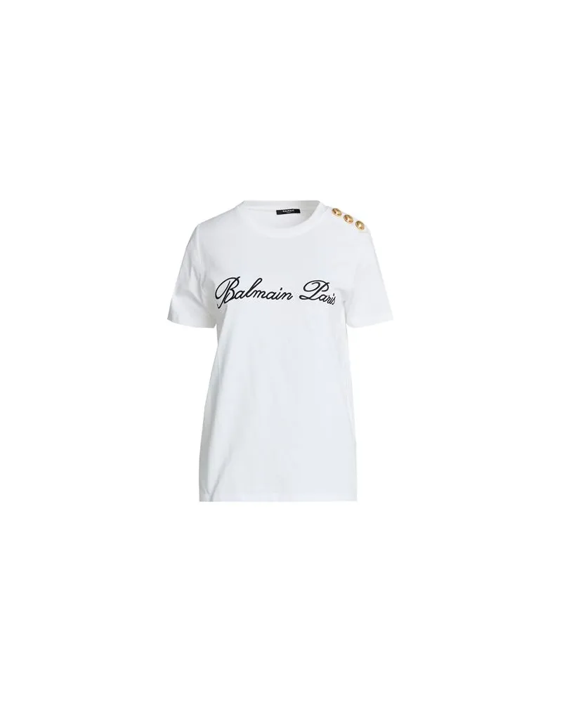 Balmain TOPS - T-shirtsauf YOOX.COM Elfenbein