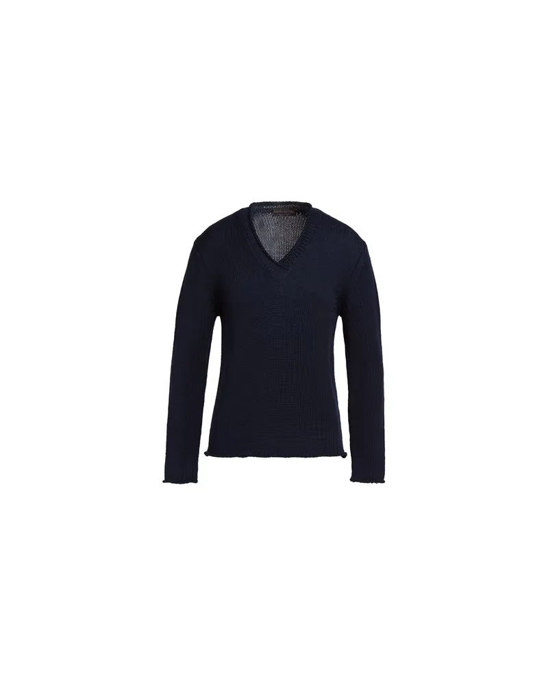 Fabrizio del Carlo STRICKWAREN - Pulloverauf YOOX.COM Marineblau