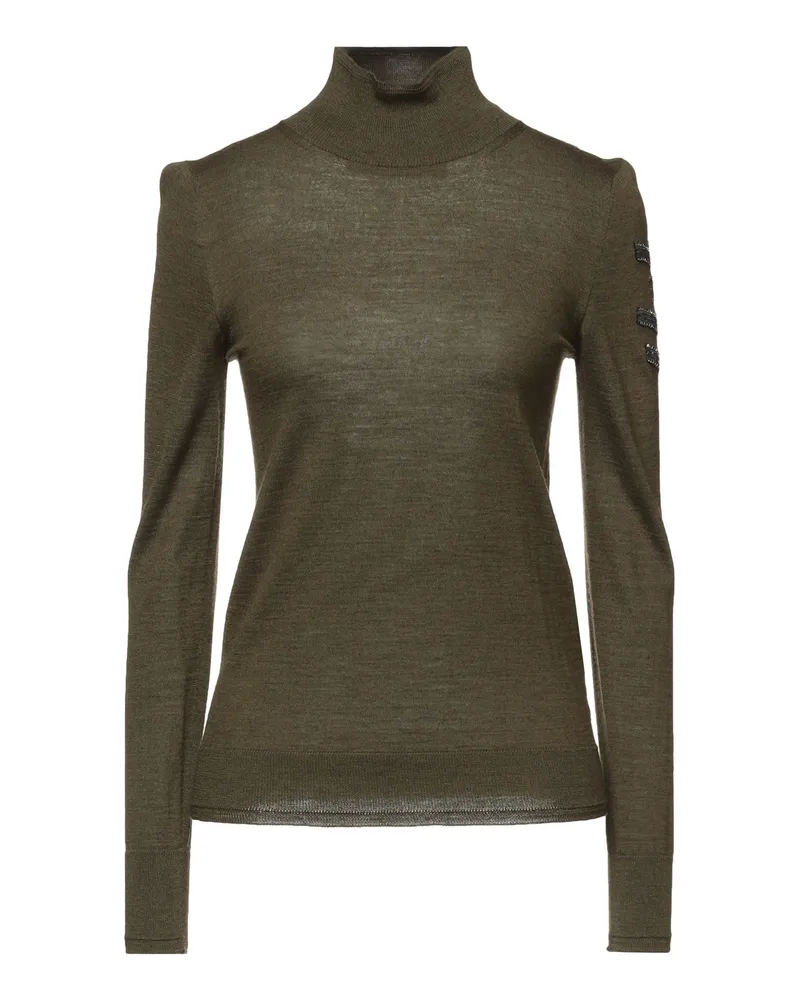 Ermanno Scervino Rollkragenpullover Militärgrün