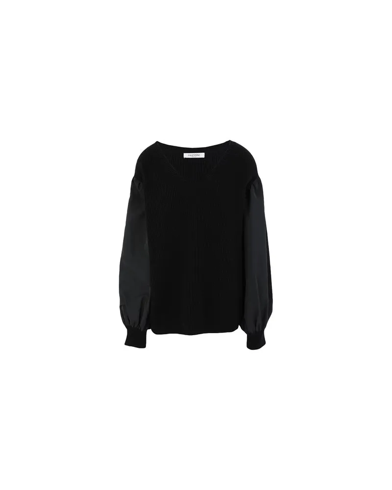 Valentino Garavani STRICKWAREN - Pulloverauf YOOX.COM Schwarz