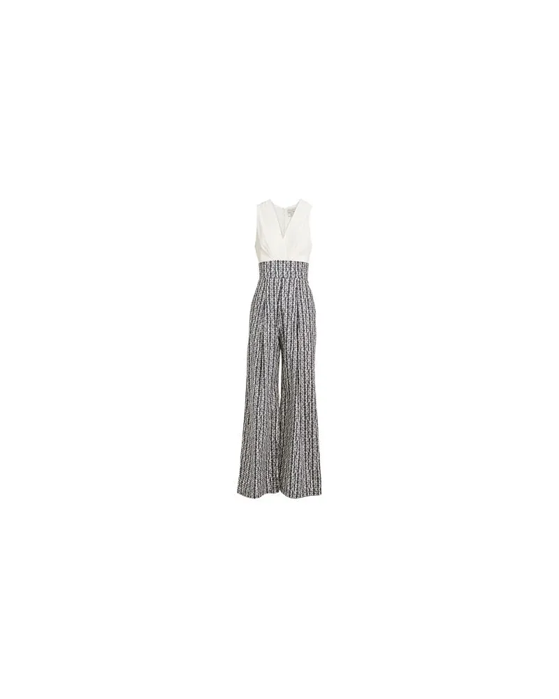 Alessia Santi OVERALLS - Jumpsuitsauf YOOX.COM Cremeweiß