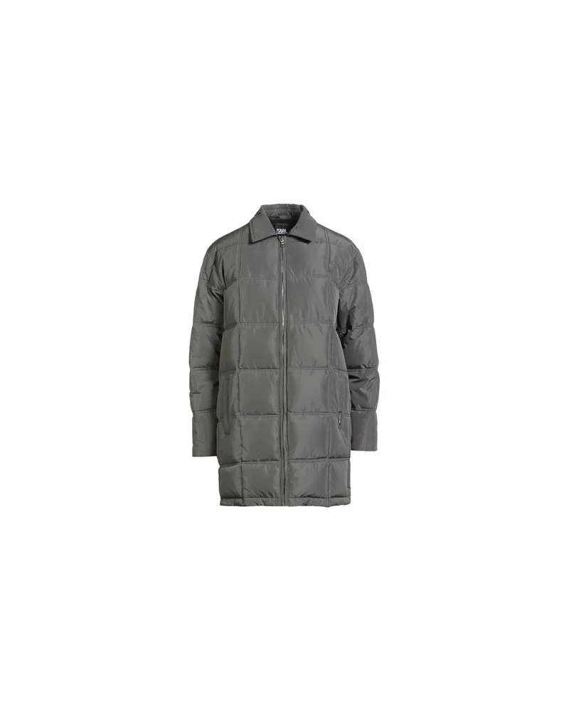 Karl Lagerfeld JACKEN & MÄNTEL - Pufferjacken & Daunenjackenauf YOOX.COM Grau
