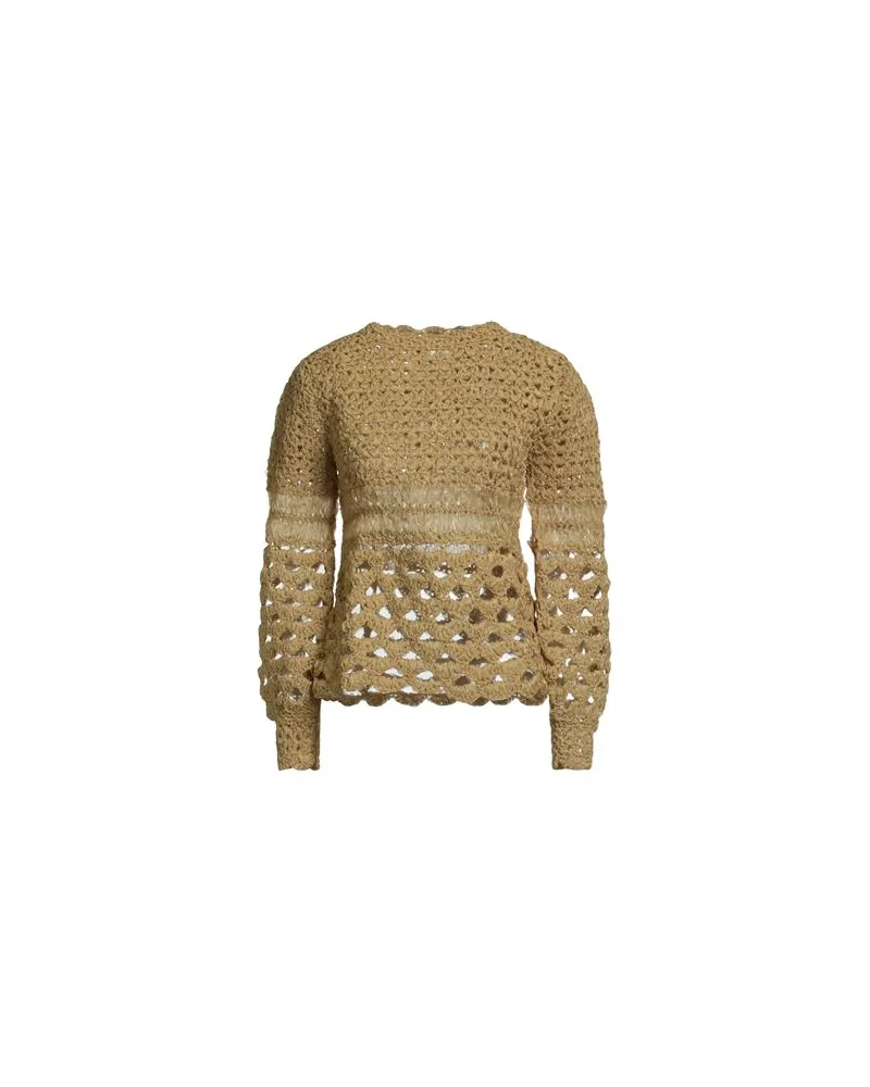 Alberta Ferretti STRICKWAREN - Pulloverauf YOOX.COM Sand