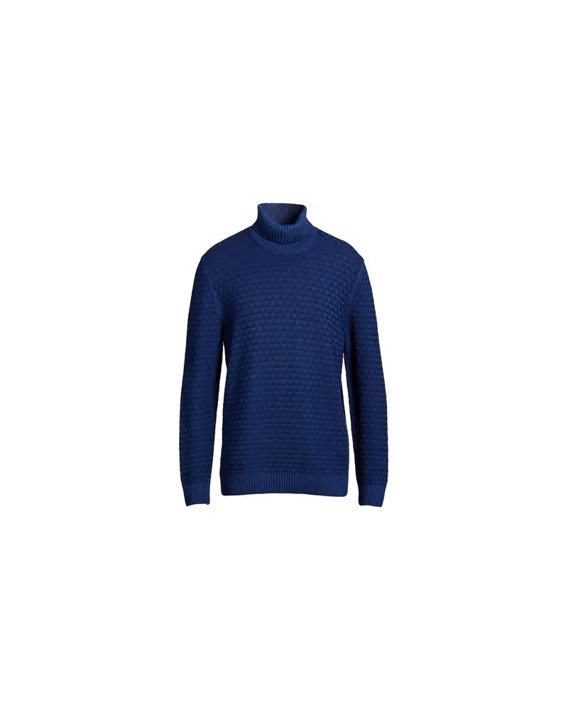 Gran Sasso STRICKWAREN - Rollkragenpulloverauf YOOX.COM Blau