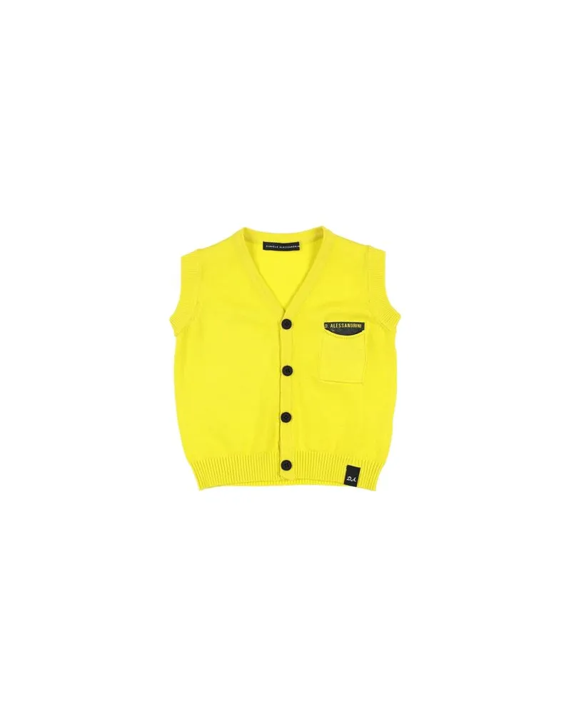 Daniele Alessandrini STRICKWAREN - Strickjackenauf YOOX.COM Limettengrün