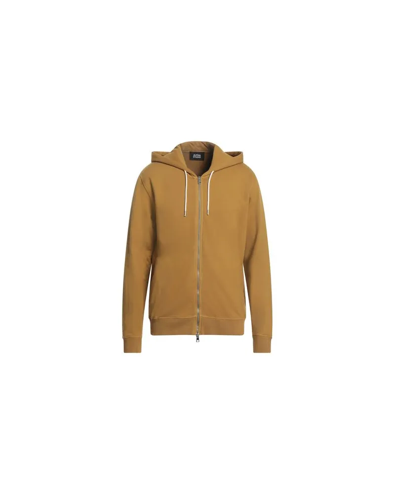 Alpha Studio TOPS - Sweatshirtsauf YOOX.COM Senf