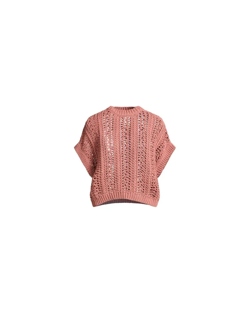 Brunello Cucinelli STRICKWAREN - Pulloverauf YOOX.COM Antikrosa
