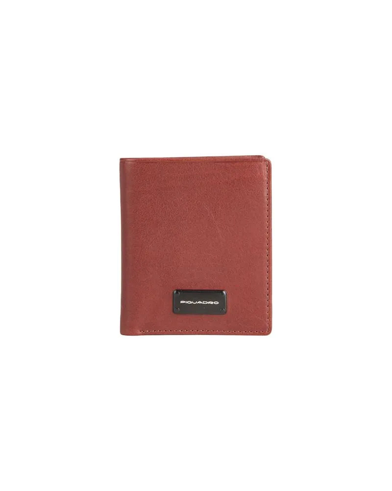 Piquadro Kleinlederwaren - Brieftaschenauf YOOX.COM Braun