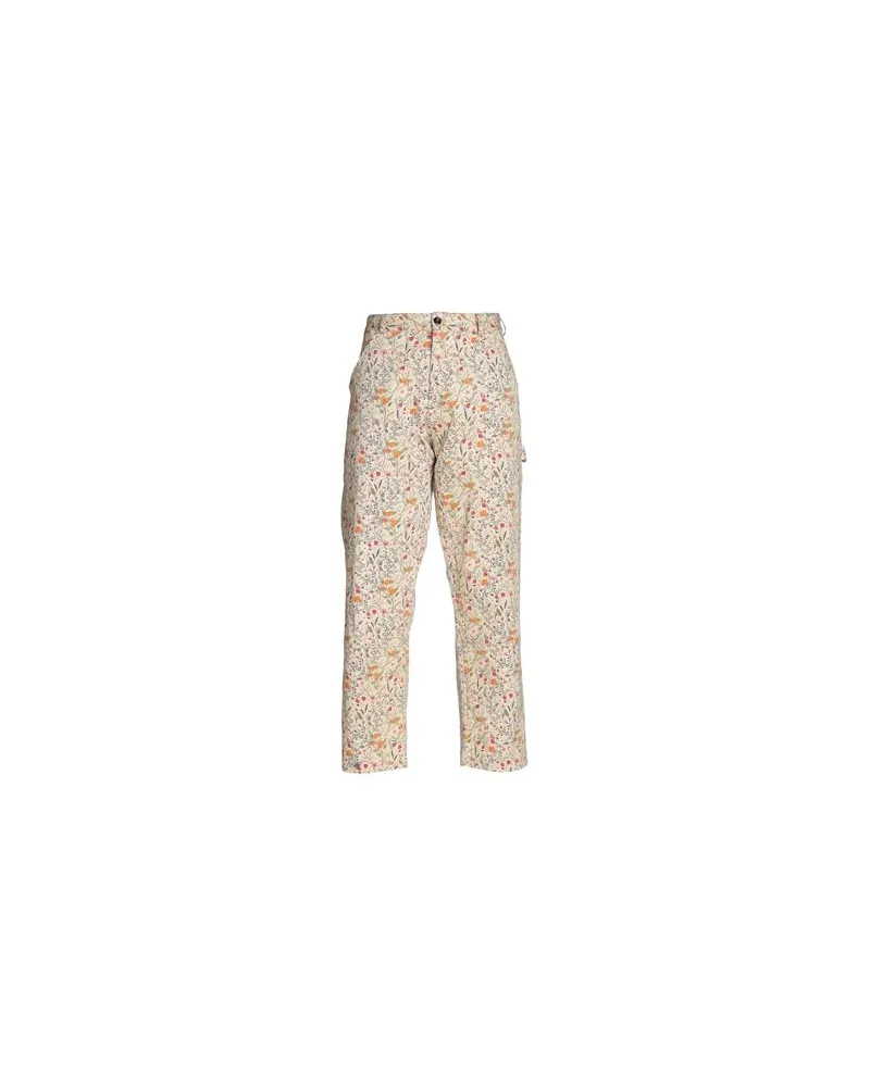 LC23 WORK PRINTED TROUSERS  - HOSEN & RÖCKE - Hosenauf YOOX.COM Cremeweiß