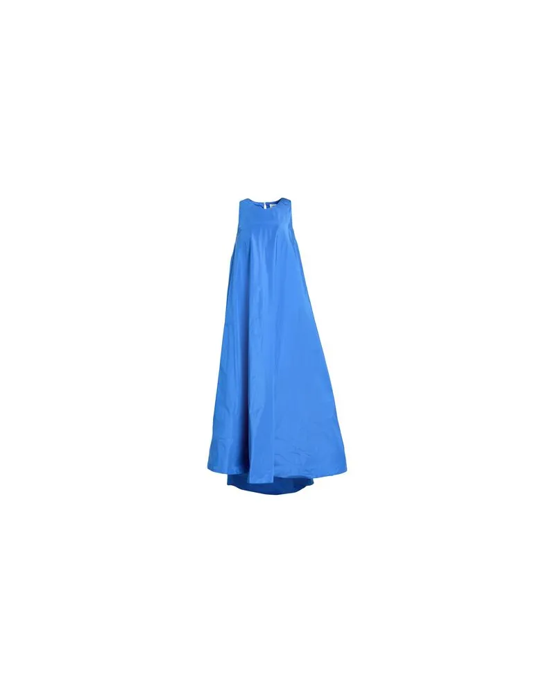 P.A.R.O.S.H. KLEIDER - Maxi-Kleiderauf YOOX.COM Blau