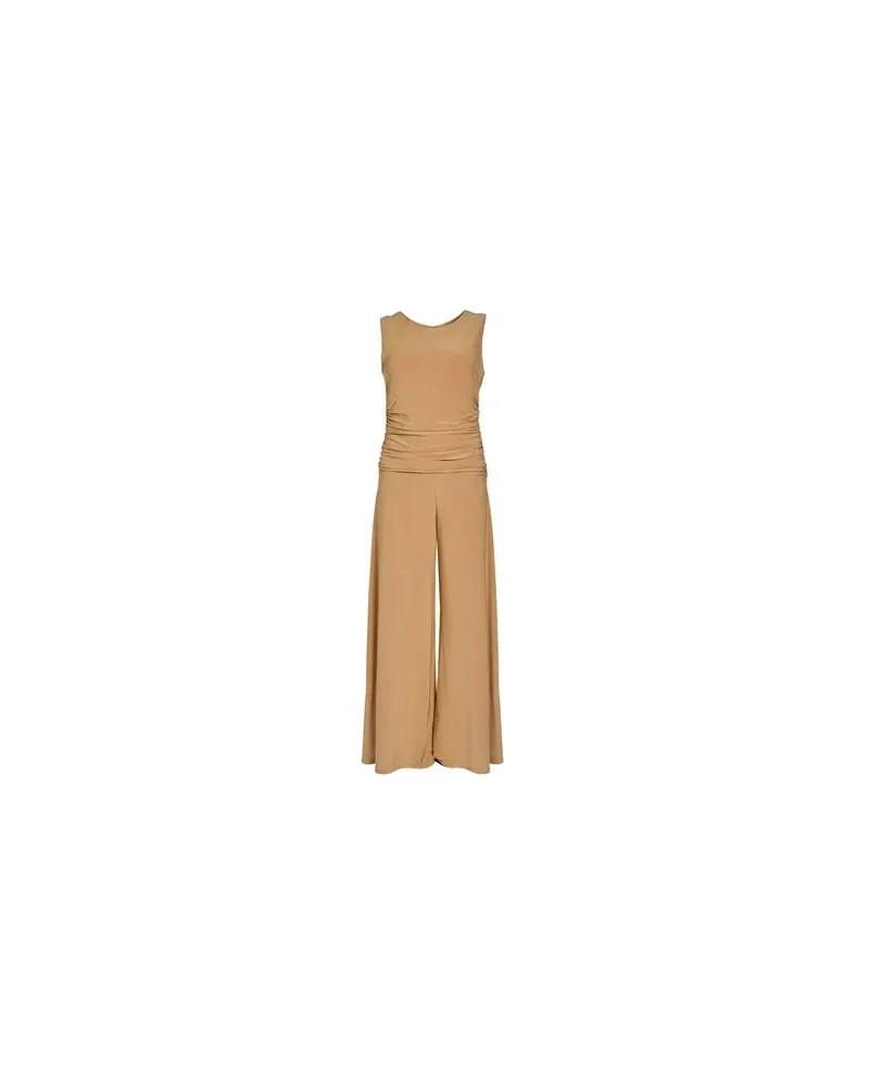 Norma Kamali OVERALLS - Jumpsuitsauf YOOX.COM Kamel