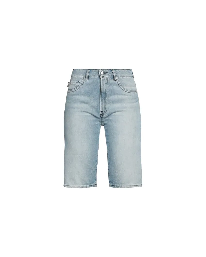 Moschino HOSEN & RÖCKE - Jeansshortsauf YOOX.COM Blau